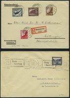 SAMMLUNGEN 1933-38, Interessante Sammlung Von 97 Belegen Mit Verschiedenen, Meist Portogerechten Sondermarken-Frankature - Gebraucht