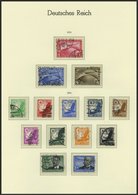 SAMMLUNGEN O,Brief , Gestempelte Sammlung Dt. Reich Von 1933-45 Im Leuchtturm Falzlosalbum, Mit Einigen Guten Ausgaben W - Used Stamps