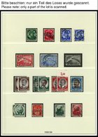 SAMMLUNGEN O,*,** , 1933-45, Sammlung Dt. Reich Im Lindner Falzlosalbum, Bis Auf Mi.Nr. 498 Und Bl. 3 Komplett, Der Noth - Usati