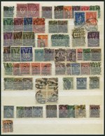 SAMMLUNGEN, LOTS O, 1921-23, 66 Verschiedene Gestempelte Kleinere Und Mittlere Werte Inflation, Meist Feinst/Pracht, All - Oblitérés