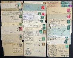 LOTS 1923-30, 50 Meist Einfache Belege, Etwas Unterschiedlich - Usati