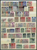 LOTS O, 1934-44, Partie Verschiedener Kompletter Ausgaben, Feinst/Pracht, Mi. Ca. 1250.- - Used Stamps