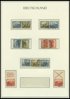 ZUSAMMENDRUCKE A. W 5-KZ 19 O, 1921-33, Gestempelte Partie Verschiedener Zusammendrucke Auf Leuchtturmseiten, Mit Einige - Zusammendrucke