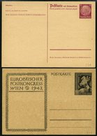 GANZSACHEN 1933-44, Partie Von 70 Verschiedenen Ungebrauchten Karten, Feinst/Pracht - Altri & Non Classificati