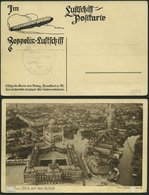 ZEPPELINPOST 19C BRIEF, 1919, Luftschiff Bodensee, Bordstempel Und Poststempel Friedrichshafen Am Bodensee, Prachtkarte - Correo Aéreo & Zeppelin