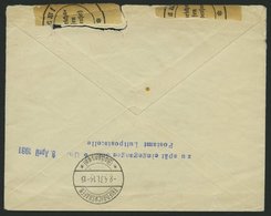 ZEPPELINPOST 104 BRIEF, 1931, Ägyptenfahrt Mit Rückseitigem L2 Zu Spät Eingegangen, Start 6 Uhr, Postamt Luftpoststelle, - Correo Aéreo & Zeppelin