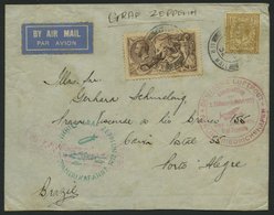 ZULEITUNGSPOST 143B BRIEF, Großbritannien: 1932, 2. Südamerikafahrt, Anschlußflug Ab Berlin, Brief Feinst - Zeppelin