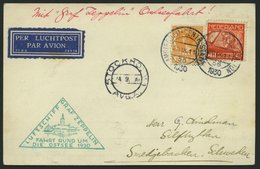 ZULEITUNGSPOST 88 BRIEF, Niederlande: 1930, Ostseefahrt, Bis Stockholm, Prachtkarte - Zeppelines