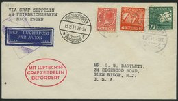 ZULEITUNGSPOST 121D BRIEF, Niederlande: 1931, Fahrt Nach Essen, Prachtbrief - Zeppelins