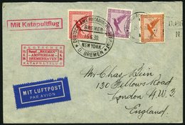 KATAPULTPOST 15c BRIEF, 16.6.1930, &quot,Bremen&quot, - Bremerhaven, Deutsche Seepostaufgabe, Prachtbrief - Covers & Documents