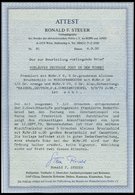 DP TÜRKEI V 6,18,21a BRIEF, 5.9.1873, 5 Gr. Kleiner Brustschild (stumpfe Ecke) Und 1/2 Gr. Und 21/2 Gr. Großer Brustschi - Deutsche Post In Der Türkei