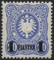 DP TÜRKEI 3Na **, 1891, 1 PIA. Auf 20 Pf., Nachdruck, Postfrisch, Pracht, Mi. 100.- - Deutsche Post In Der Türkei