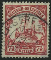 DEUTSCH-OSTAFRIKA 32 O, NGERENGERE Auf 71/2 H. Lebhaftkarminrot, Feinst (helle Ecke) - German East Africa