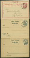 MARIANEN P 7,9,10 BRIEF, 1903, 5, 5/5 Und 10/10 Pf., 3 Leer Gestempelte Ganzsachenkarten, Pracht - Isole Marianne