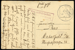 MSP VON 1914 - 1918 25 (Kleiner Kreuzer EMDEN II), 28.9.1917, Feldpost-Ansichtskarte Von Bord Der Emden II Und Violetter - Marítimo