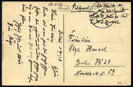 MSP VON 1914 - 1918 235 (2. Halbflottille Der Handelsschutzflottille), 13.1.1918, Datumsstempel, Feldpost-Ansichtskarte - Schiffahrt