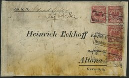 DEUTSCHE SCHIFFSPOST DR 47 BRIEF, 1894, R2 Aus Westafrica Mit Hamburger Dampfer Auf Brief By S.S: Eduard Bohlen, Handsch - Maritime