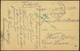 DT. FP IM BALTIKUM 1914/18 Feldpoststation Nr. 167, 23.11.17, Mit Tarnstempel DEUTSCHE FELDPOST *** Auf Ansichtskarte (W - Letonia