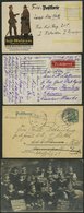 FELDPOST I.WK 1904-18, 8 Teils Interessante Feldpostkarten Aus KIEL, Etwas Unterschiedlich - Used Stamps