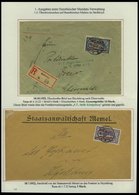 MEMELGEBIET O,Brief,BrfStk,**,* , Reichhaltige Saubere Teilsammlung Memel Von 1920-1922 Mit Vielen Besonderheiten, Bogen - Memelgebiet 1923