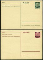 GENERALGOUVERNEMENT P 1/2II BRIEF, 1940, 12 Und 30 Gr. Ganzsachenkarten, E In Postkarte Endet Eng, Ungebraucht, Feinst, - Occupation 1938-45