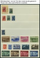 SAMMLUNGEN U. LOTS O,BrfStk,**, *, überwiegend Gestempelte Sammlung Bes.Geb.II Von 1939-45, U.a. Mit Elsaß, Kurland, Lot - Occupation 1938-45