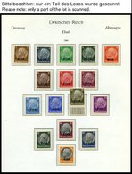 SAMMLUNGEN U. LOTS *,**,o , Ungebrauchte Sammlung Mit Elsaß, Lothringen, Luxemburg Und Ukraine, Dazu Elsaß Gestempelt, F - Ocupación 1938 – 45