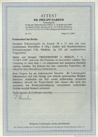 FREDERSDORF Sp 163 BRIEF, 1945, 8 Pf., Rahmengröße 38x21 Mm, Auf Brief Vom 15. Oktober, Marke Aufklebefalte Sonst Pracht - Private & Lokale Post
