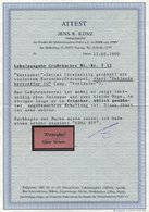 GROSSRÄSCHEN-VORLÄUFER V 1F *, 1945, 10 Pf. Wertangabe Fehlend, Falzrest, 2 Kleine Büge Sonst Pracht, R!, Fotoattest Kun - Postes Privées & Locales