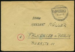 ALL. BES. GEBÜHR BEZAHLT MILTENBERG (Ortswerbestempel), 16.8.46, R1 Gebühr Bezahlt, Brief Feinst - Other & Unclassified