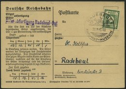 OST-SACHSEN 57a BRIEF, 1945, 5 Pf. Dunkelgrün Auf Ortspostkarte, Pracht - Altri & Non Classificati