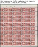 DDR A.2483-2650 O, 1980/1, Aufbau In Der DDR, Komplette Garnitur In Bogen, Pracht, Mi. Ca. 1500.- (ohne Druckereidatum E - Used Stamps