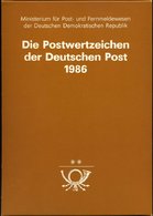 JAHRESZUSAMMENSTELLUNGEN J 3 **, 1986, Jahreszusammenstellung, Pracht, Mi. 100.- - Sonstige & Ohne Zuordnung