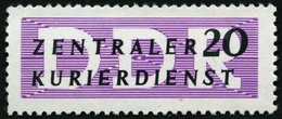 DIENSTMARKEN B D 7XII **, 1956, 20 Pf. Wz. 2XII, Pracht, Gepr. Weigelt, Mi. 180.- - Altri & Non Classificati