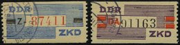 DIENSTMARKEN B III/IV O, 1960, Nicht Ausgegeben: 10 Und 20 Pf., Stempel Ungültig, 2 Prachtwerte, Mi. 120.- - Otros & Sin Clasificación