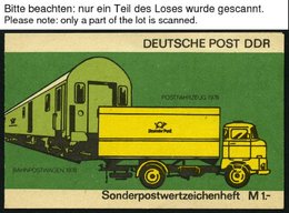 ZUSAMMENDRUCKE SMHD 9 **, 1978, Markenheftchen Posttransportmittel, 5 Verschiedene Heftchen (aa,bb,bc,cb,dc), Fast Nur P - Se-Tenant