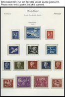 SAMMLUNGEN **, 1949-58, Postfrische Komplette Saubere Sammlung Im KA-BE Falzlosalbum, Prachtsammlung - Sammlungen