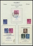 SAMMLUNGEN O, Gestempelter Sammlungsteil DDR Von 1949-55, Bis Auf Block 7,8/9 Und 13 Sowie Mi.Nr. 327-41 Komplett, Feins - Sammlungen