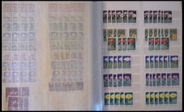 LOTS **, Postfrisches Händlerlager DDR Von 1962-90 In 6 Schaubek Einsteckbüchern, Ab 1971 Meist 6-10x Vorhanden, Dabei Z - Sonstige & Ohne Zuordnung