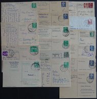GANZSACHEN Aus P 41-79 BRIEF, 1951-73, 15 Verschiedene Gebrauchte Ganzsachenkarten Und Ein Faltbrief, Meist Prachterhalt - Autres & Non Classés
