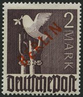 BERLIN 34 **, 1949, 2 M. Rotaufdruck, Pracht, Gepr. D. Schlegel, Mi. 300.- - Other & Unclassified