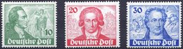 BERLIN 61-63 **, 1949, Goethe, Prachtsatz, Mi. 320.- - Other & Unclassified