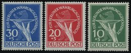 BERLIN 68-70 **, 1949, Währungsgeschädigte, Prachtsatz, Mi. 350.- - Altri & Non Classificati