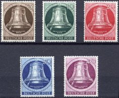 BERLIN 75-79 **, 1951, Glocke Links, Prachtsatz, Mi. 100.- - Other & Unclassified