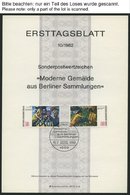 ERSTTAGSBLÄTTER 637-88 BrfStk, 1981/2, 2 Komplette Jahrgänge, ETB 1/81 - 14/82, Pracht - Otros & Sin Clasificación