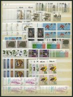 LOTS **, 1980-90, Saubere Dublettenpartie Kompletter Ausgaben, Meist 3-6x, Pracht, Mi. Ca. 2500.- - Used Stamps