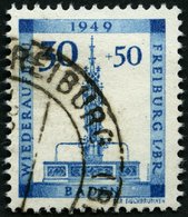 BADEN 41A O, 1949, 30 Pf. Freiburg, Pracht, Gepr. Straub, Mi. 60.- - Altri & Non Classificati