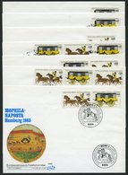 BUNDESREPUBLIK 1255/6 **,Brief , 1985, MOPHILA, Alle 4 Zusammendrucke Postfrisch Und Auf Privaten FDC`s, Pracht - Other & Unclassified