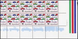 BUNDESREPUBLIK 1897KB **, 1997, 100 Pf. Mehr Sicherheit Für Kinder Im Straßenverkehr Im Stark Verzähnten Kleinbogen, Pra - Otros & Sin Clasificación