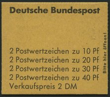 MARKENHEFTCHEN MH 18aRLV X **, 1972, Markenheftchen Unfallverhütung, 4. Deckelseite: Sieger, Randleistenvariante X, Prac - Sonstige & Ohne Zuordnung